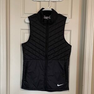 Nike Black Puffer Running Vest